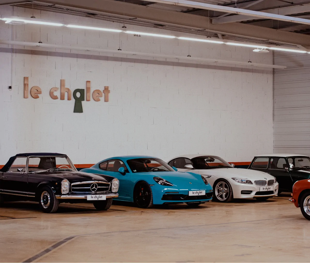 Place privative sécurisée pour véhicules de prestige au Chalet Automobile